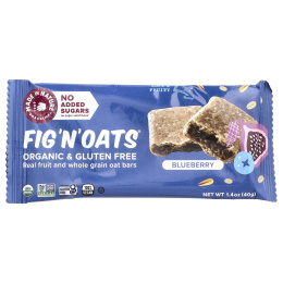 Made in Nature, Fig 'N' Oats®, голубика, 5 батончиков в индивидуальной упаковке, 40 г (1,4 унции) каждый