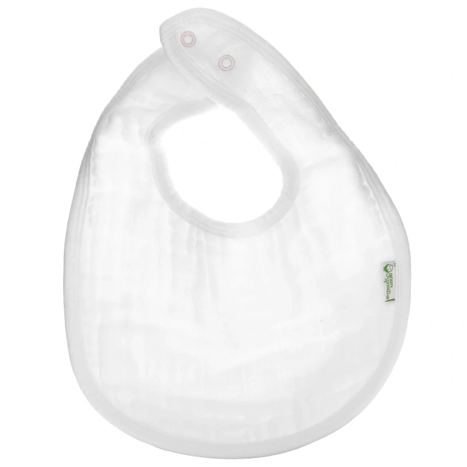 Green Sprouts, Муслиновые нагрудники, для детей 0–12 месяцев, белые, 5 шт.