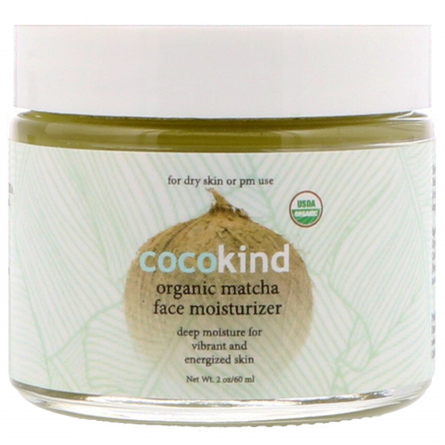 Cocokind, Органический увлажняющий крем для лица с маття, 2 унции (60 мл)