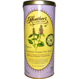 Heather's Tummy Care, Tummy Teas, органический мятный чай без кофеина в пакетиках, 36 больших пакетиков