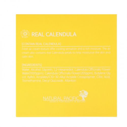 Nacific, Real Floral Cream, Calendula, 3.38 fl oz (100 ml)