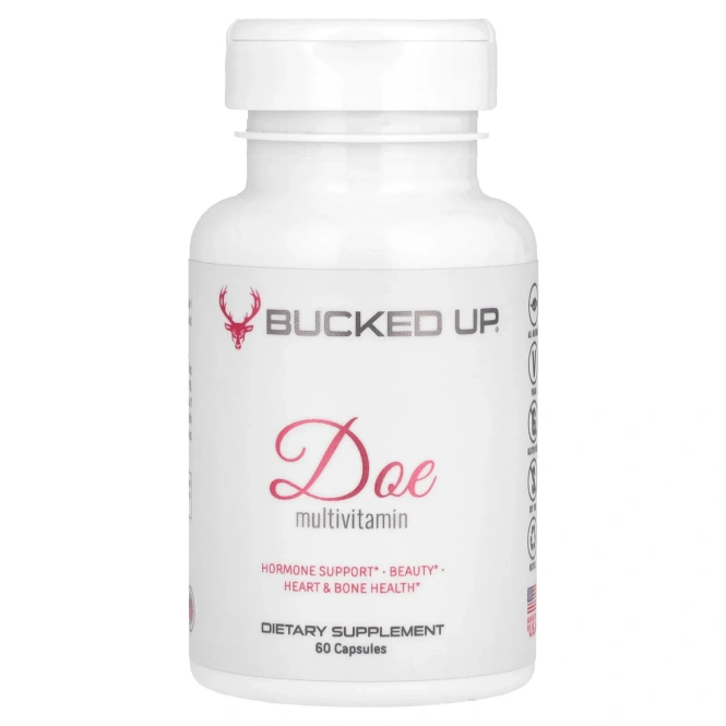 Bucked Up, Doe, мультивитамины, 60 капсул