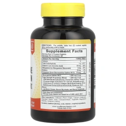 Sundance Vitamins, Глюкозамин, хондроитин, МСМ и куркума, тройная сила действия, 120 капсул, покрытых оболочкой