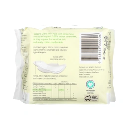 Cottons, Ультратонкие прокладки с крылышками, покрывающий слой из 100% чистого хлопка, Regular, 14 штук