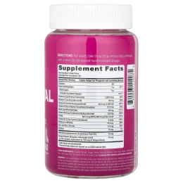 Pink, Мультивитамины для беременных и ДГК, фолиевая кислота, натуральные фрукты, 60 жевательных таблеток