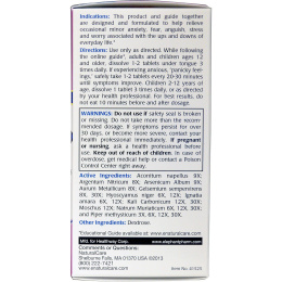 NaturalCare, Снятие тревожности, 120 подъязычных таблеток