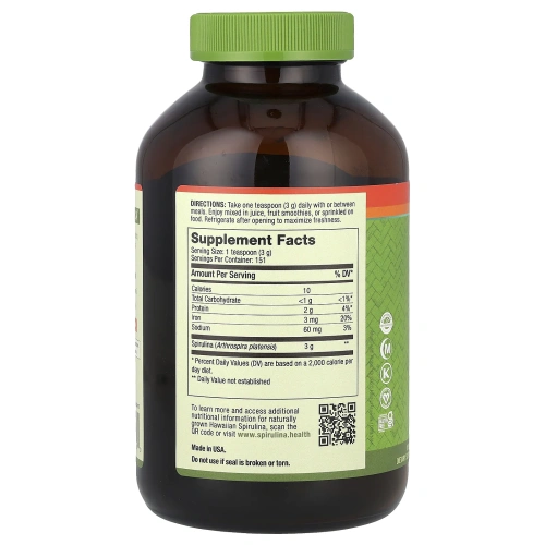 Nutrex Hawaii, Порошок Pure Spirulina Pacifica, 16 унц. (454 г)