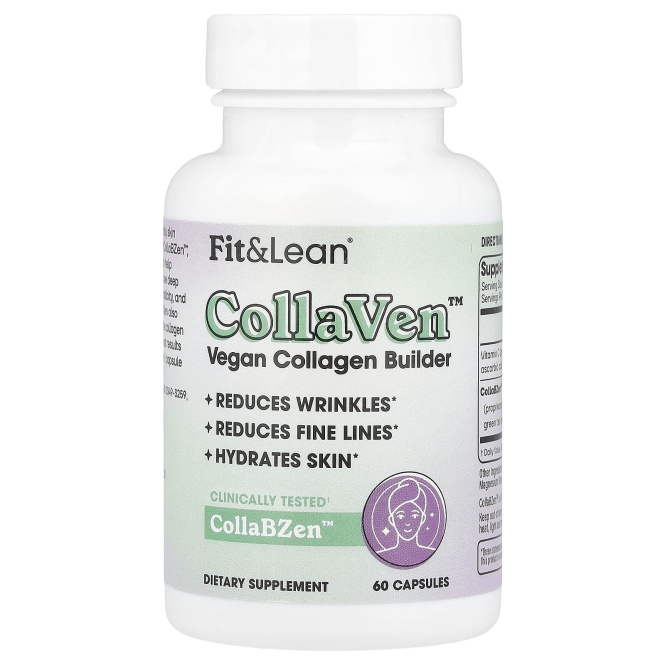 Fit & Lean, CollaVen ™, веганский усилитель коллагена, 60 капсул