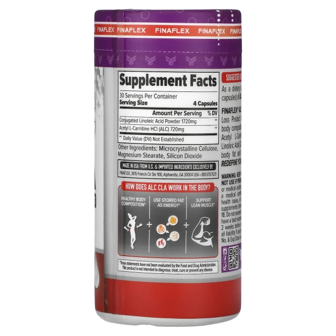 Finaflex, ALC, CLA, 120 капсул