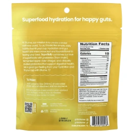 Blume, SuperBely, смесь для приготовления гидратации кишечника в порошке, со вкусом лимона и имбиря, 15 пакетиков по 4 г (0,14 унции)