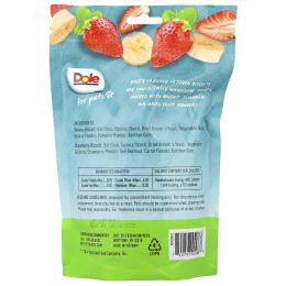 Dole for Pets, печенье, клубника и банан, 200 г (7 унций)