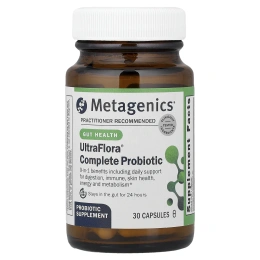 Metagenics, UltraFlora® полный пробиотик, 30 капсул