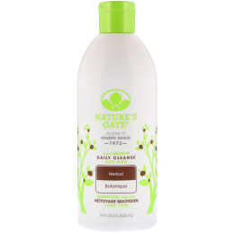 Nature's Gate, Травяной шампунь для ежедневного очищения, 18 жидких унций (532 мл)