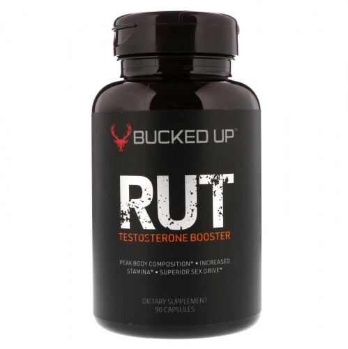Bucked Up, RUT, Усилитель тестостерона, 90 капсул