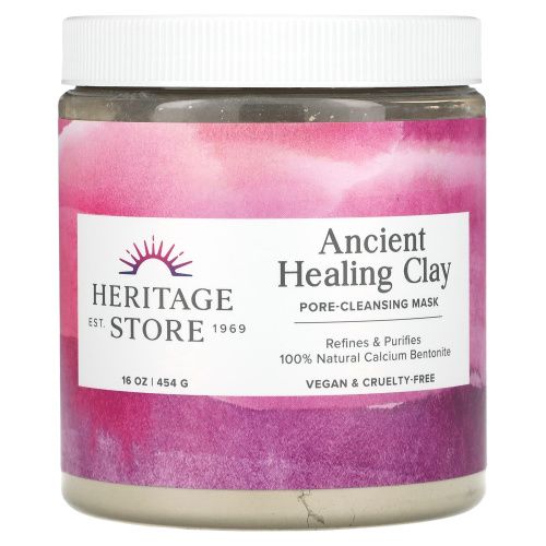 Ancient Healing Clay, Очищающее средство для глубокой очистки кожи лица, 16 унц. (454 г)