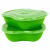 Preserve, Набор для хранения продуктов питания, квадратный, зеленый, 2 шт. в упаковке, 25 унций (740 мл)