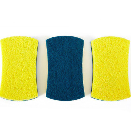 Full Circle, Освежение, губка-скребок, 3 шт. в упаковке