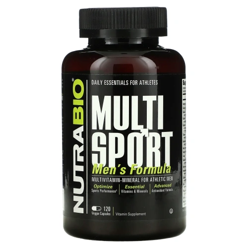 NutraBio Labs, формула для мужчин MultiSport, 120 вегетарианских капсул