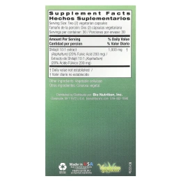 Bio Nutrition, мумие (Asphaltum), 60 вегетарианских капсул