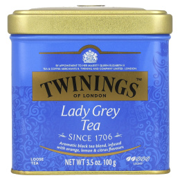 Twinings, Lady Grey, рассыпной чай, 100 г (3,5 унции)