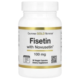 California Gold Nutrition, Fisetin with Novusetin, физетин, 100 мг, 90 растительных капсул