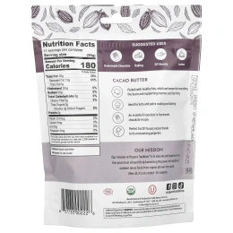 Organic Traditions, Какао-масло, 227 г (8 унций)