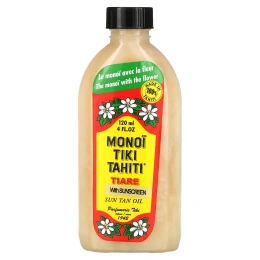 Monoi Tiare Tahiti, Масло для загара с солнцезащитным экраном, 120 мл (4 унции)