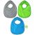 Green Sprouts, Stay-dry Infant Bibs, 3-12 Months, Aqua, 10 Pack