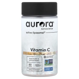Aurora Nutrascience, витамин C, 60 капсул