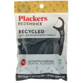 Plackers, EcoChoice, Activated Charcoal Dental Flossers, Fresh Mint, 90 Count