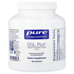 Pure Encapsulations, DGL Plus®, 180 капсул
