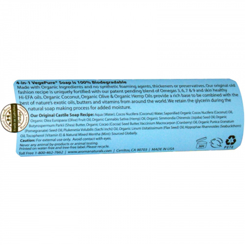 Aroma Naturals, 4-in-1 Soap, Global Mints, 8 fl oz (237 ml)
