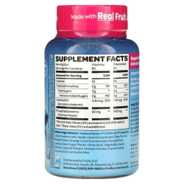 The Smurfs, Kids Gummy, для памяти и концентрации, для детей от 4 лет, смурфики, 60 жевательных таблеток