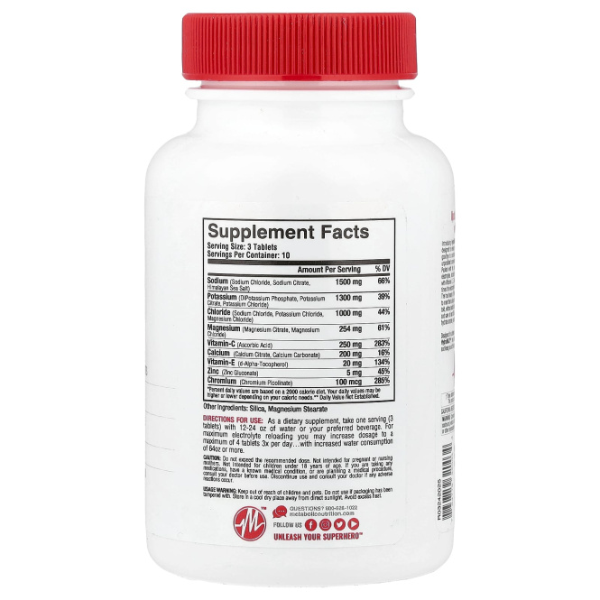 Metabolic Nutrition, HydraMAX ™, максимальная эффективность, 30 таблеток