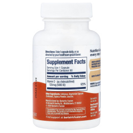 Bariatric Fusion, Витамин D, 125 мкг (5000 МЕ), 90 капсул