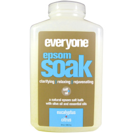 Everyone, Epsom Soak с эвкалиптовым маслом и цитрусовыми, 30 унций (850,5 г)