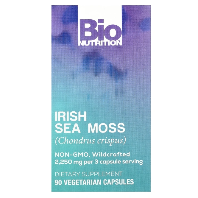Bio Nutrition, ирландский морской мох, 90 вегетарианских капсул