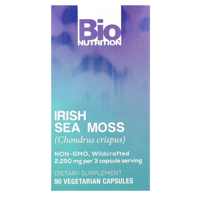 Bio Nutrition, ирландский морской мох, 90 вегетарианских капсул