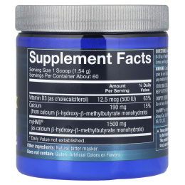 BodyTech, HMB + витамин D3, без добавок, 92,4 г (3,26 унции)