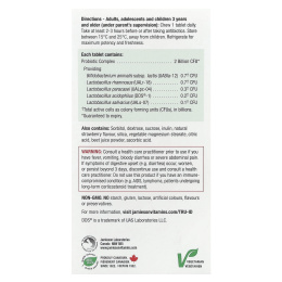 Jamieson Vitamins, Жевательные пробиотики, натуральная клубника, 60 жевательных таблеток