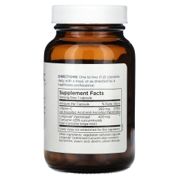 Metabolic Maintenance, Куркумин + С, 400 мг, 60 капсул