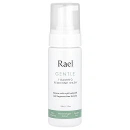 Rael, Натуральное пенящееся средство для женской гигиены, для чувствительной кожи, без отдушек, 150 мл (5 жидк. Унций)