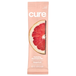 Cure Hydration, смесь электролитов для гидратации, грейпфрут, 14 пакетиков по 8,3 г (0,29 унции) каждый