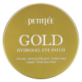 Petitfee Гидрогелевые патчи для век Gold Hydrogel, 60 штук
