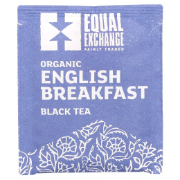 Equal Exchange, Organic English Breakfast, черный чай, 20 чайных пакетиков, 40 г (1,41 унции)