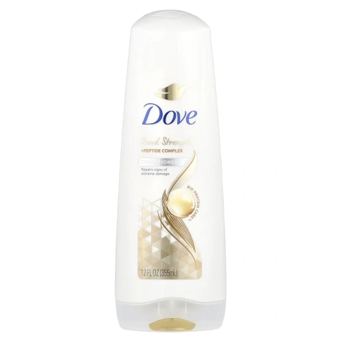 Dove, Кондиционер, прочность соединения + пептидный комплекс, 355 мл (12 жидк. унц.)