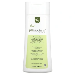 pHisoderm, Clean, гель для душа против пятен, 295 мл (10 жидк. унц.)