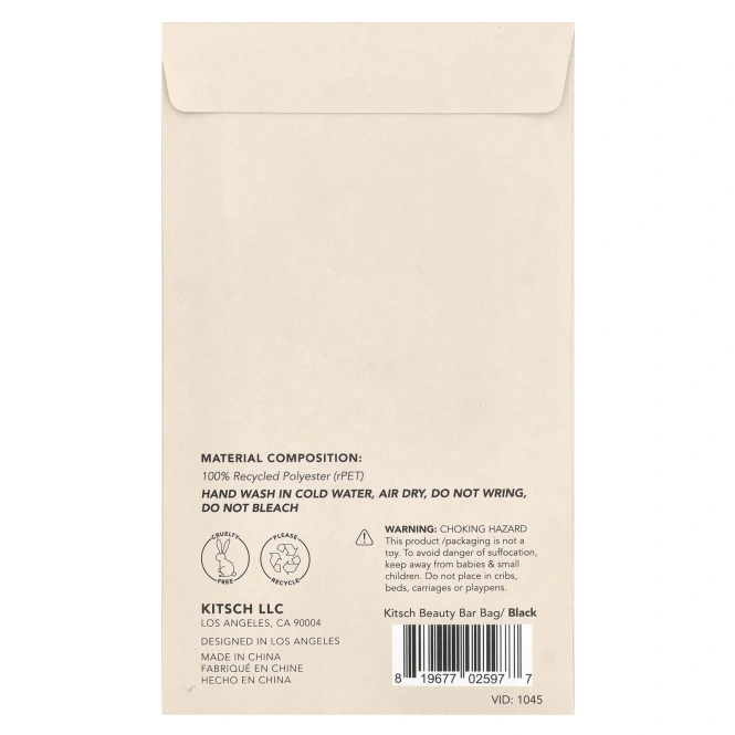 Kitsch, Пакетик для мытья волос для кондиционера, черный, 1 шт.