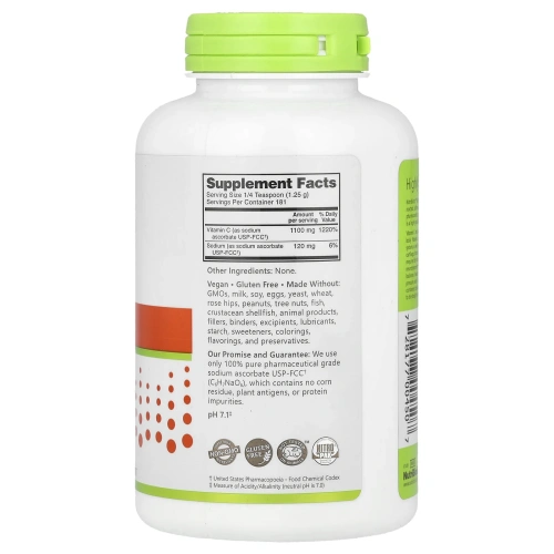 NutriBiotic, Буферизованный содой витамин C, кристаллический порошок, 8 унций (227 г)