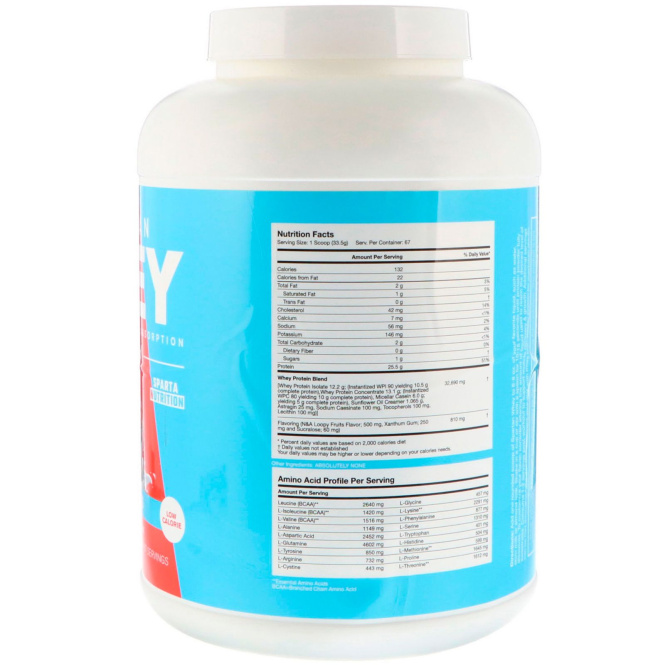 Sparta Nutrition, Spartan Whey, Loopy Fruits, 5 lbs